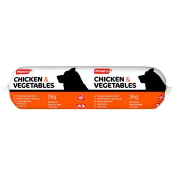 Prime100 Fresh Chicken & Vegetable Roll - 2kg