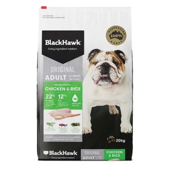 Black Hawk Chicken And Rice Adult Dog Food 3KG - 20Kg