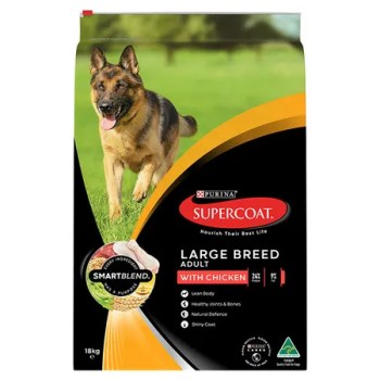 Supercoat Smartblend Chicken Large Breed Adult Dog Food 18kg