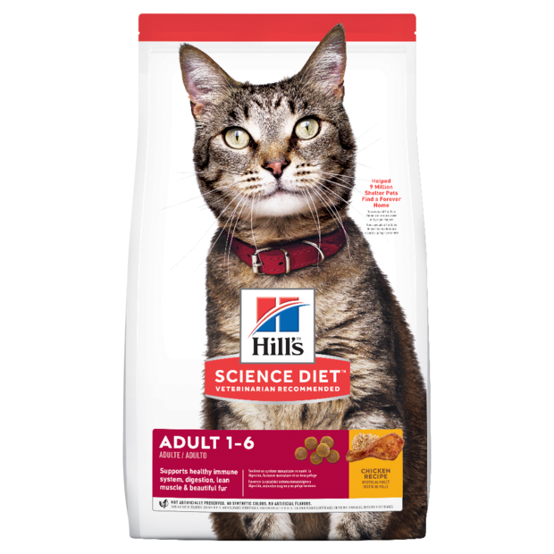 HILLS SCIENCE DIET Adult 1-6 Cat Dry Food 6KG
