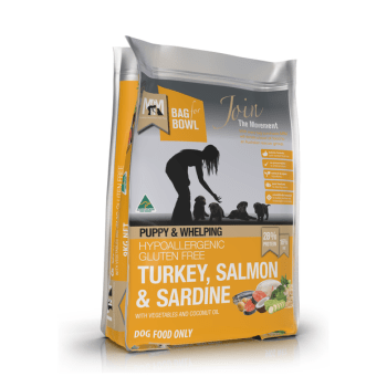 MFM (Meals For Mutts) Dry Dog Food Puppy Turkey And Salmon And Sardine 9KG