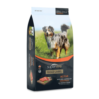 Supervite Gold Label Active Kangaroo Dry Dog Food 20KG